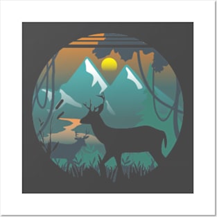 deer life Posters and Art